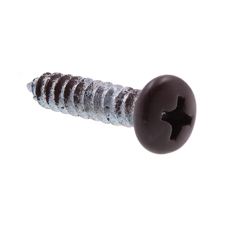 Prime-Line Sheet Metal Screw, S-Tap Pan Head Phil Dr No. 8 X 3/4in Zinc Pl Steel Black Head 25PK 9154741
